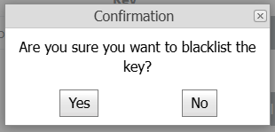 Confirm Issue Key
