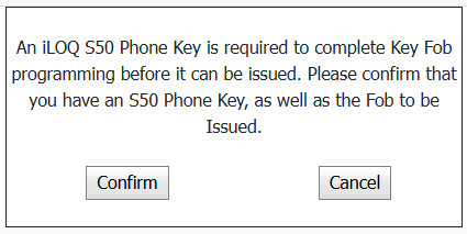 Issue Key Fob button