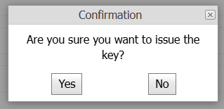 Confirm Issue Key